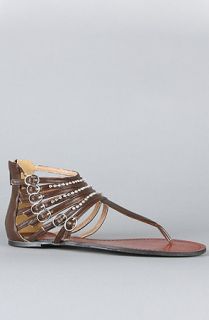 Sole Boutique The Ares XXIV Sandal in Brown