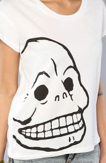 Cheap Monday The Lina Skull Tee in White