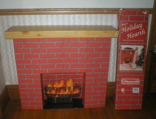   hearth corrugated fireplace cardboard christmas fireplace mantle