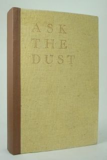 Ask The Dust ~by JOHN FANTE~ 1st/1st Edition ~Stackpole 1939 ~Charles