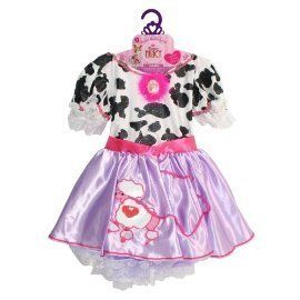 New Fancy Nancy Poodle Dress Costume Cow Child 4 6X 3 Pretend Party