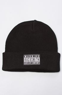RockSmith The Warning Patch Beanie in Black