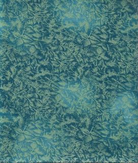  Fairy Frost Fabric Teal New