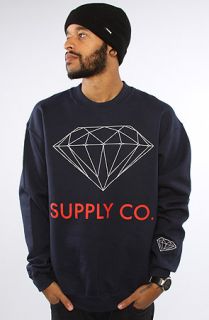 Diamond Supply Co. The Supply Co Crew Sweatshirt in Navy  Karmaloop