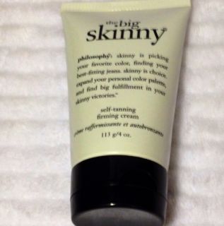Philosophy 4 oz The Big Skinny Self Tanning Firming Cream