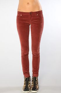 RVCA The Life Times Corduroy Skinny Pant in Brownstone