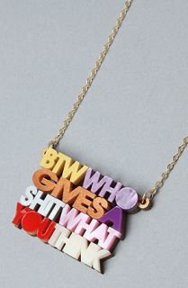 NEIVZ The Who Gives Necklace Concrete