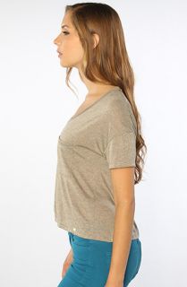 obey the gym fashion crop pocket solid tee in army sale $ 9 95 $ 29 00