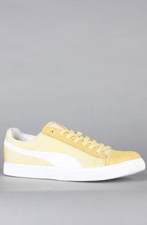 Puma The Clyde x UNDFTD Ballistic Sneaker in Mellow Yellow White
