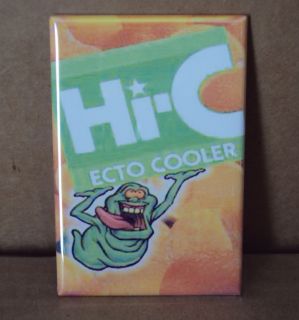  Ecto Cooler FRIDGE MAGNET real ghostbusters slimer juice box halloween