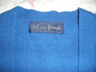 Vintage 80s Pringle Nick Faldo Collection Wool Golf Sweater Vest Sz L