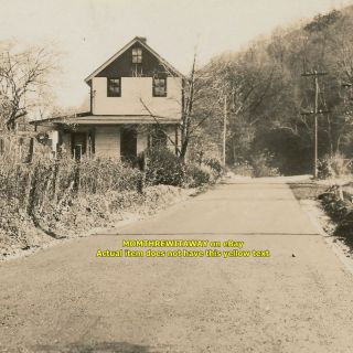1931 Photo WV West Virginia Wellsburg Short Creek Road