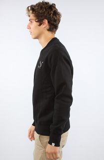 Puma The Fabric Mix Crew Sweatshirt in Black