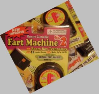 Boom Box Technology FART MACHINE 15 Louder Sounds Remote over 97 Feet