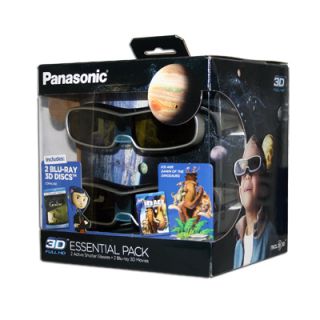 Panasonic 3D Glasses Active Shutter Video Ice Age DVD