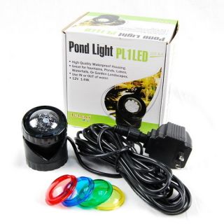 Single 12 LED Water Garden Fish Pond Fountain Spot Lights 1 6W Energy