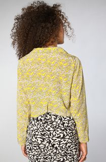 Lucca Couture The Native Zigzag Print Cropped Blazer