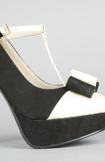 Kelsi Dagger The Tildia Shoe in Black and Cream