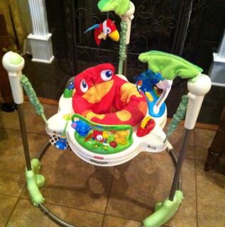 Fisher Price Rainforest Jumperoo Activity Gym Baby Jumper Play Toy