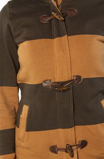  the rocko stripe toggle zip hoody in asphalt sale $ 40 95 $ 70 00 42