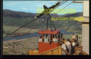 Estes Park Co Aerial Tramway Car Lake Estes Bev Old Postcard Colo