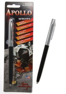 Fisher Space Pen Apollo Series Pen in Black Chrome