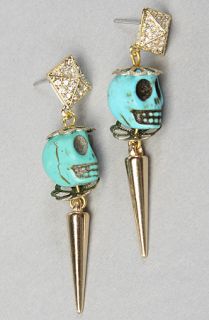 Accessories Boutique The Diamond Skull Drop Earring