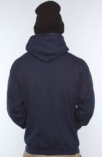 RVCA The Big RVCA Hoody in Navy Concrete