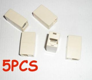 5X Network Ethernet Cable Extension RJ45 LAN Joining Connector Coupler