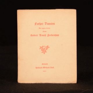 1901 Father Damien An Open Letter from Robert Louis Stevenson Limited