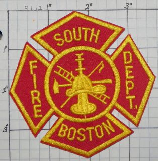 Massachusetts South Boston Fire Dept Patch