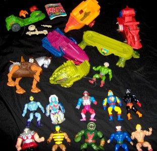 24 He Man MOTU Action Figure Vehicle Vintage 1980s Toy Lot Masters of