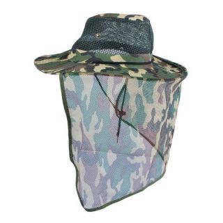  Army Jungle Mesh Mysterious Veil Fishing Camo Net Cowbooy Hats Unisex