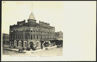 Eufaula Indian Territory Oklahoma OK 1907 Foley Hotel Albertype