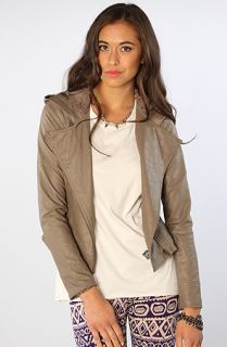 Jack BB Dakota The Chriss Dry Crinkle PU Jacket in Walnut Brown