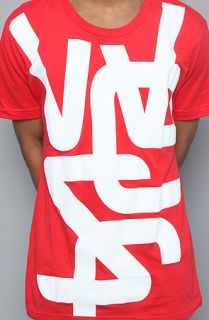 WeSC The Overlay Biggest Tee in Lingonberry