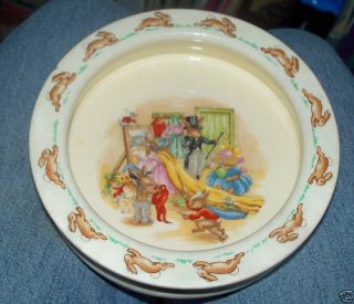  Doulton & Co. Bunnykins 1954 Ceramic Porcelain Baby Feeding Dish Bowl