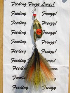   Muskie Spinnerbait Peacock Bass Rod Pike Feeding Frenzy Lures FF5