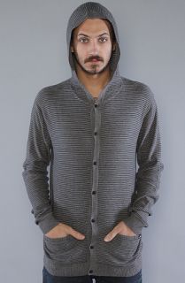 Matix The Hoodigan Sweater in Heather Charcoal