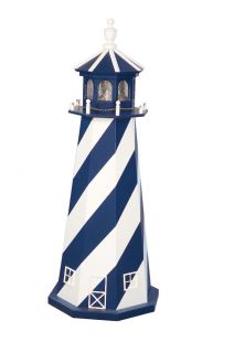 Amish Outdoor Lighthouse Nautical Wooden Lawn Garden Yard Decor 3 New