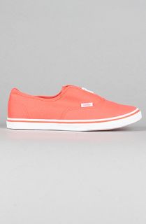 Vans The Authentic Lo Pro Zip Sneaker in Hot Coral