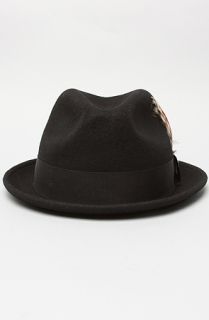 Brixton The Jones Hat in Black Felt Concrete