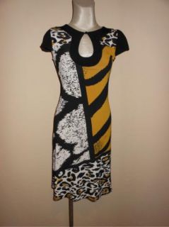 Eva Varro Jersey Keyhole Artzee Cup Sleeve Casual Dress XL $145