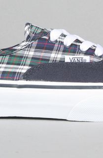 Vans Footwear The Kids Authentic Sneaker in Navy Plaid