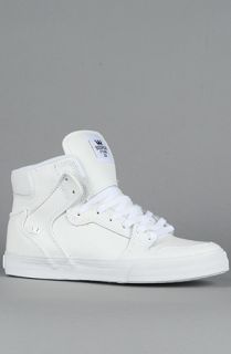 SUPRA The Vaider Sneaker in White Action