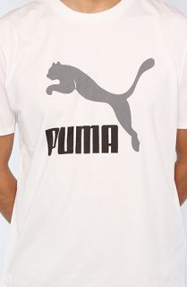 Puma The Vintage No 1 Logo Tee in White Black Steel Grey  Karmaloop