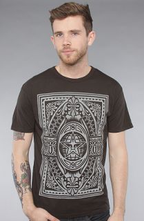 Obey The Old World Order Antique Tee in Graphite
