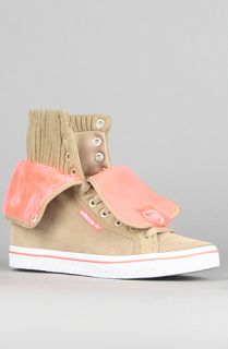 adidas The Honey Hi Sneaker in Clear Sand and Turbo Pink  Karmaloop