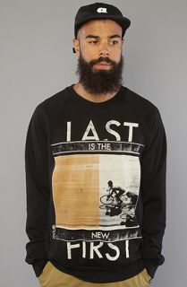 Civil The Last Is The New First Crewneck Sweatshirt in Black