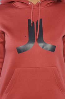 WeSC The Icon Hoody in Earth Red Concrete